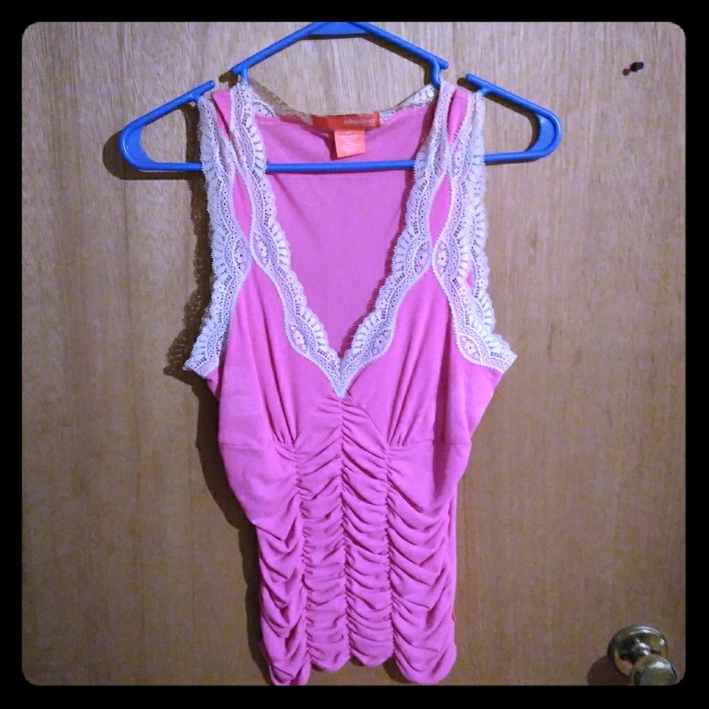 Calvin Klein sheer tank